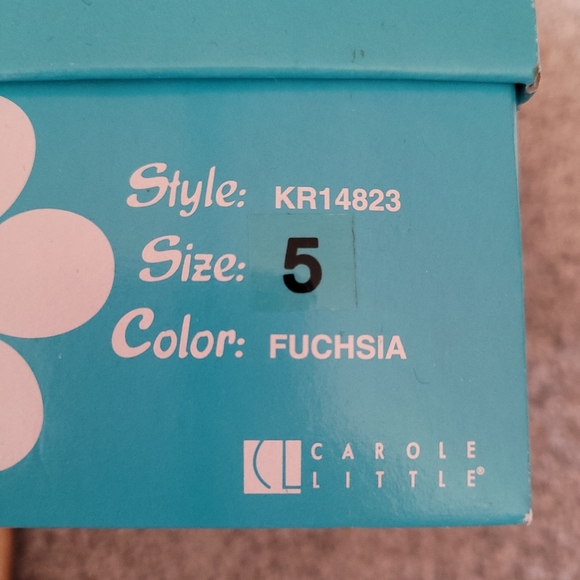 Carole Little Infant Girls 5 Sandals Fuschia - Picture 9 of 9